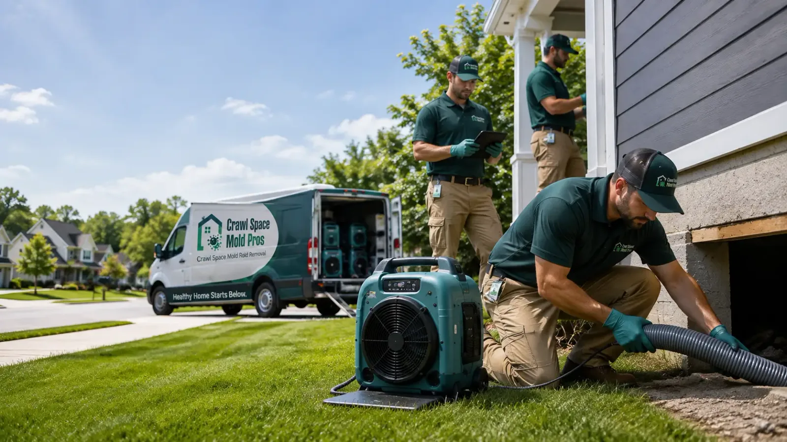 Crawl Space Mold Removal in Middletown, MO
